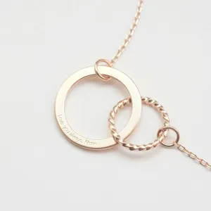 Personalized Infinity Necklace