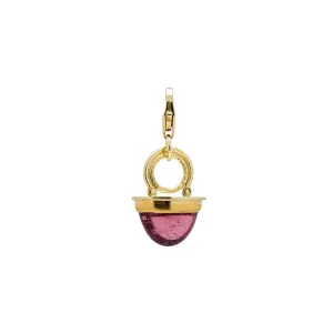 Pink Tourmaline Charm