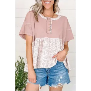Pink Wfle Floral Shirt: so Cute it Hurts  💀 Needful Things