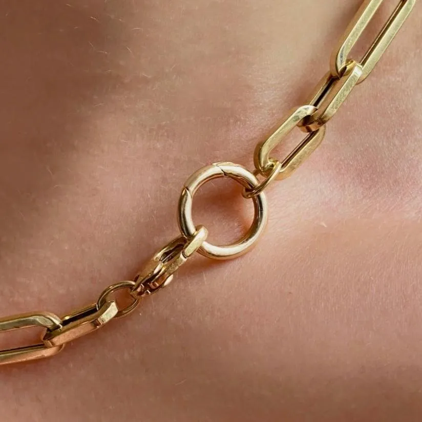 Plain Round Charm Lock - 13mm