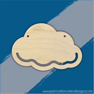 Plywood Blank Macrame Cloud Shape