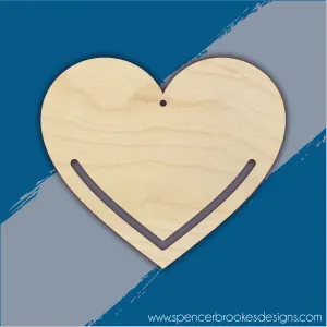 Plywood Blank Macrame Heart Shape