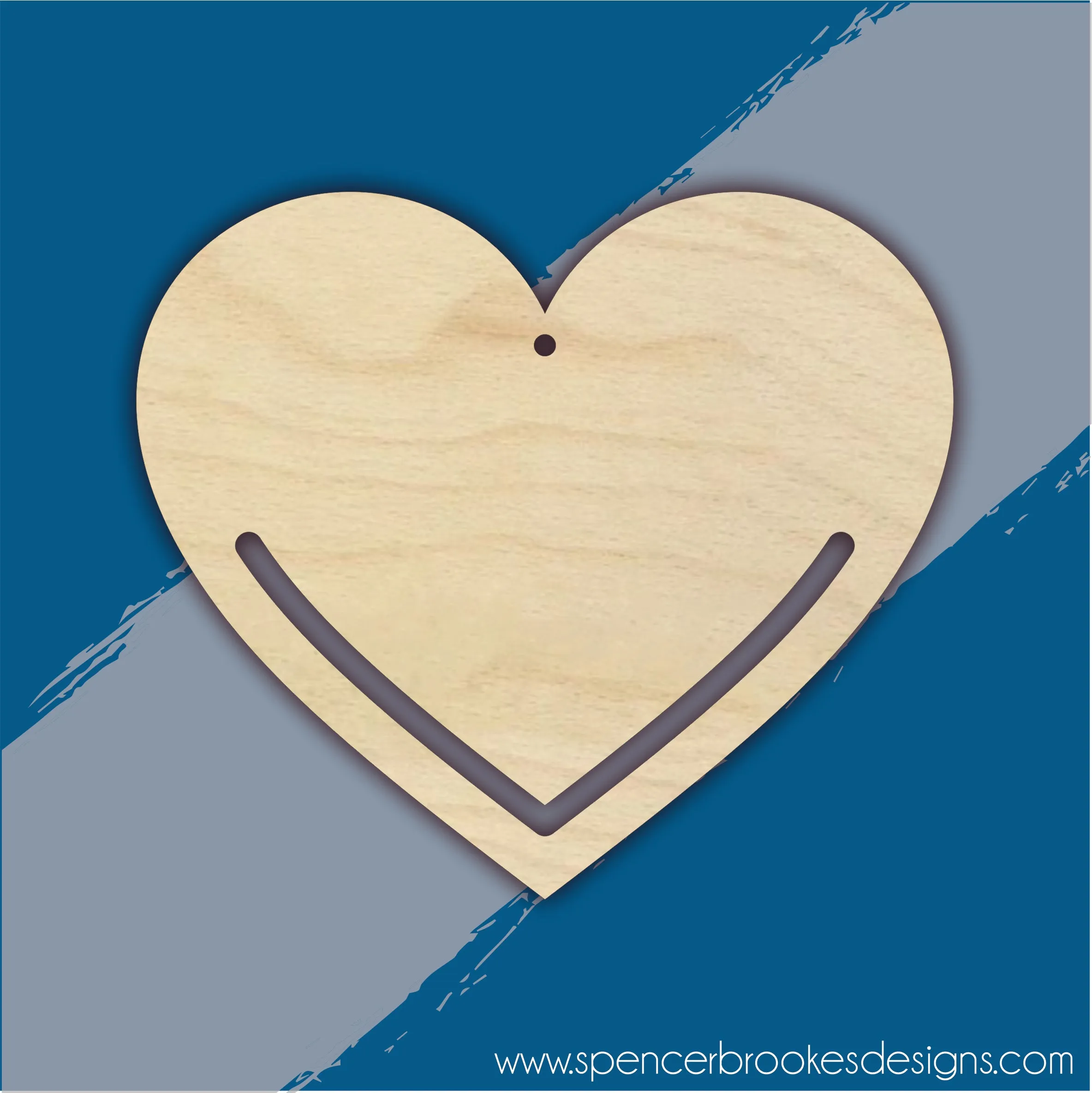 Plywood Blank Macrame Heart Shape