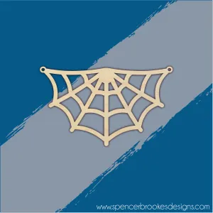 Plywood Macrame Spiders Web Bunting