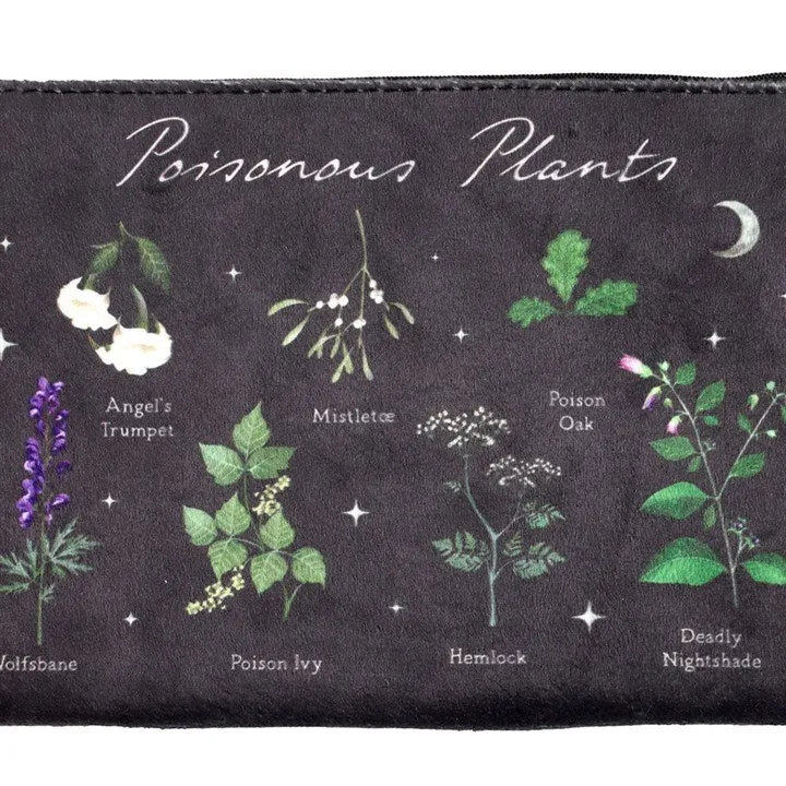 Poisonous Plants Makeup Bag Pouch
