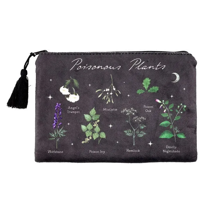 Poisonous Plants Makeup Bag Pouch