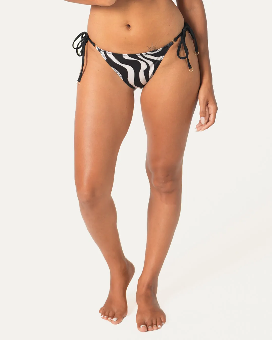 Poppy Side Tie Bikini Bottoms