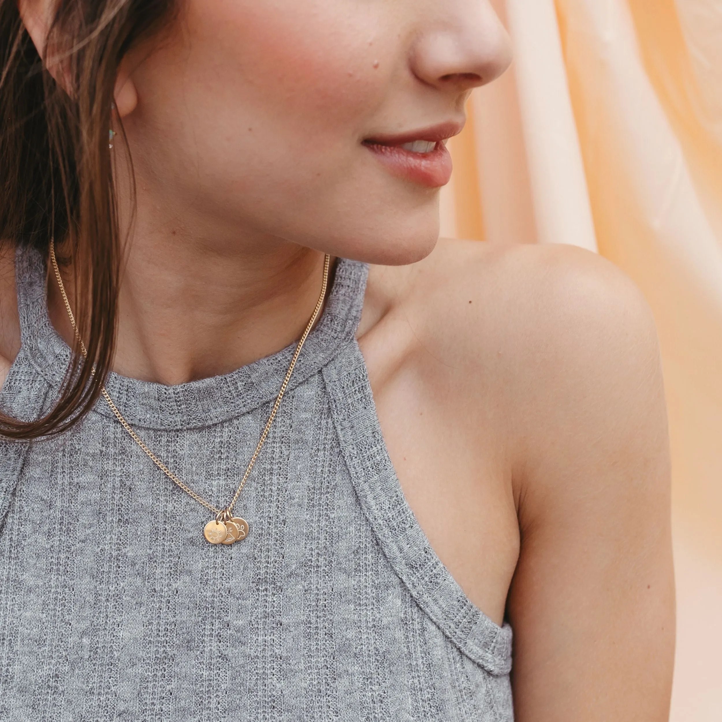 Poppy Symbol Necklace