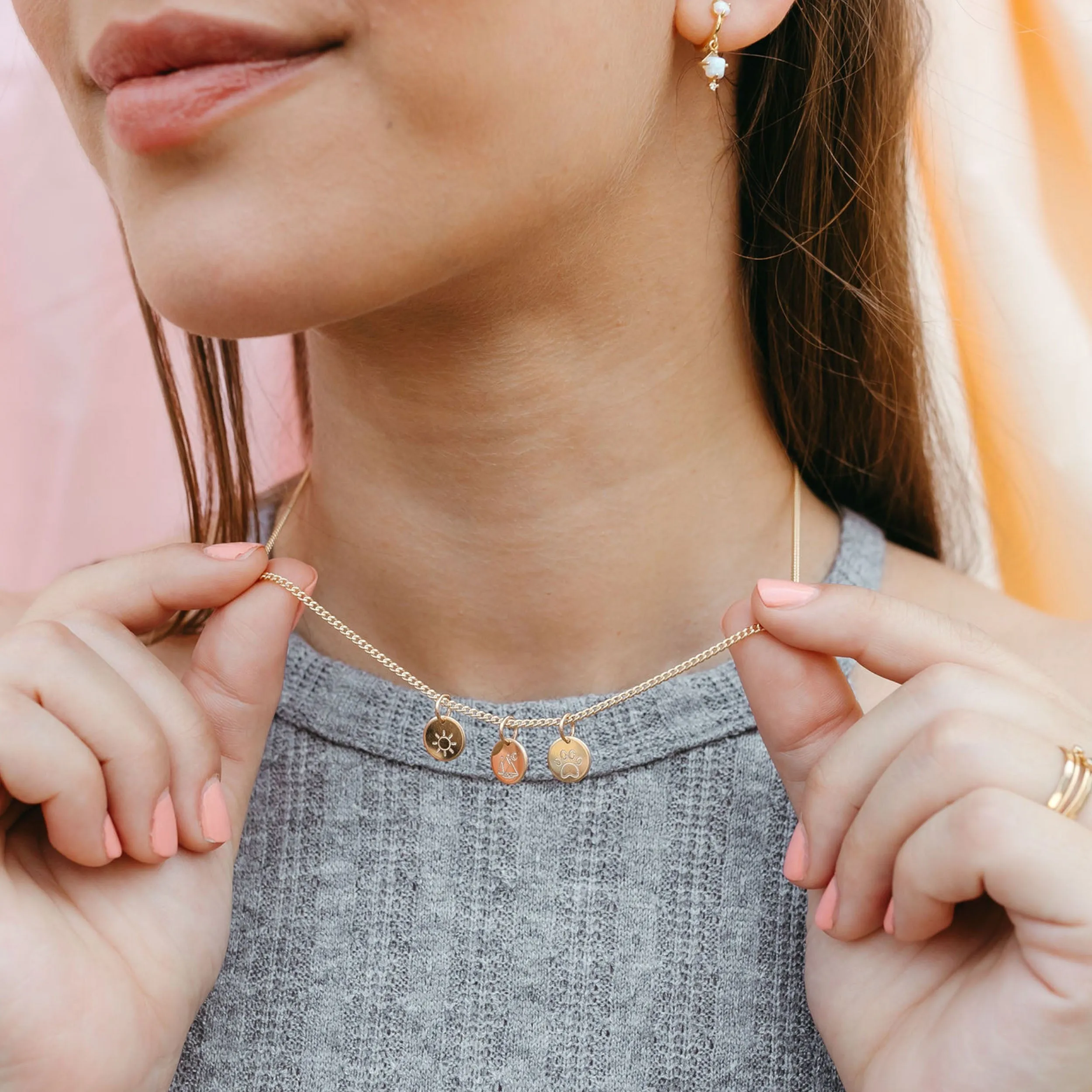 Poppy Symbol Necklace