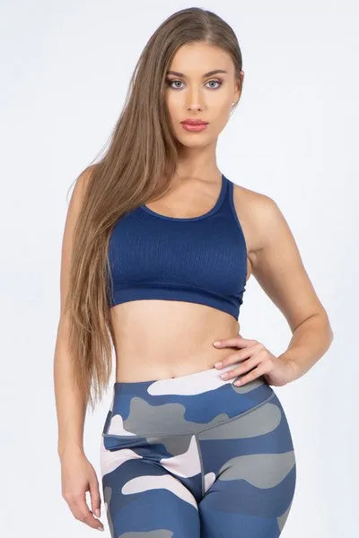 Prana Yoga Bra - Navy Blue