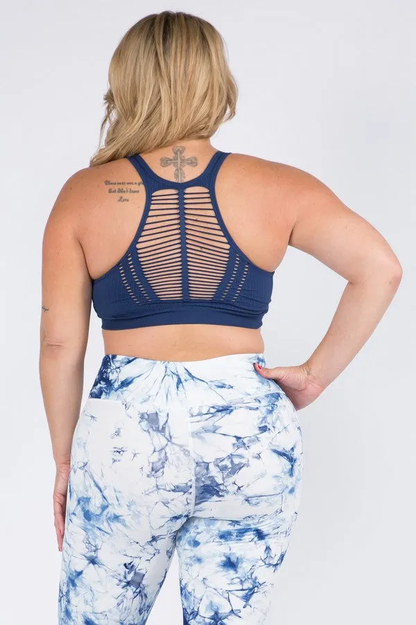 Prana Yoga Bra - Navy Blue