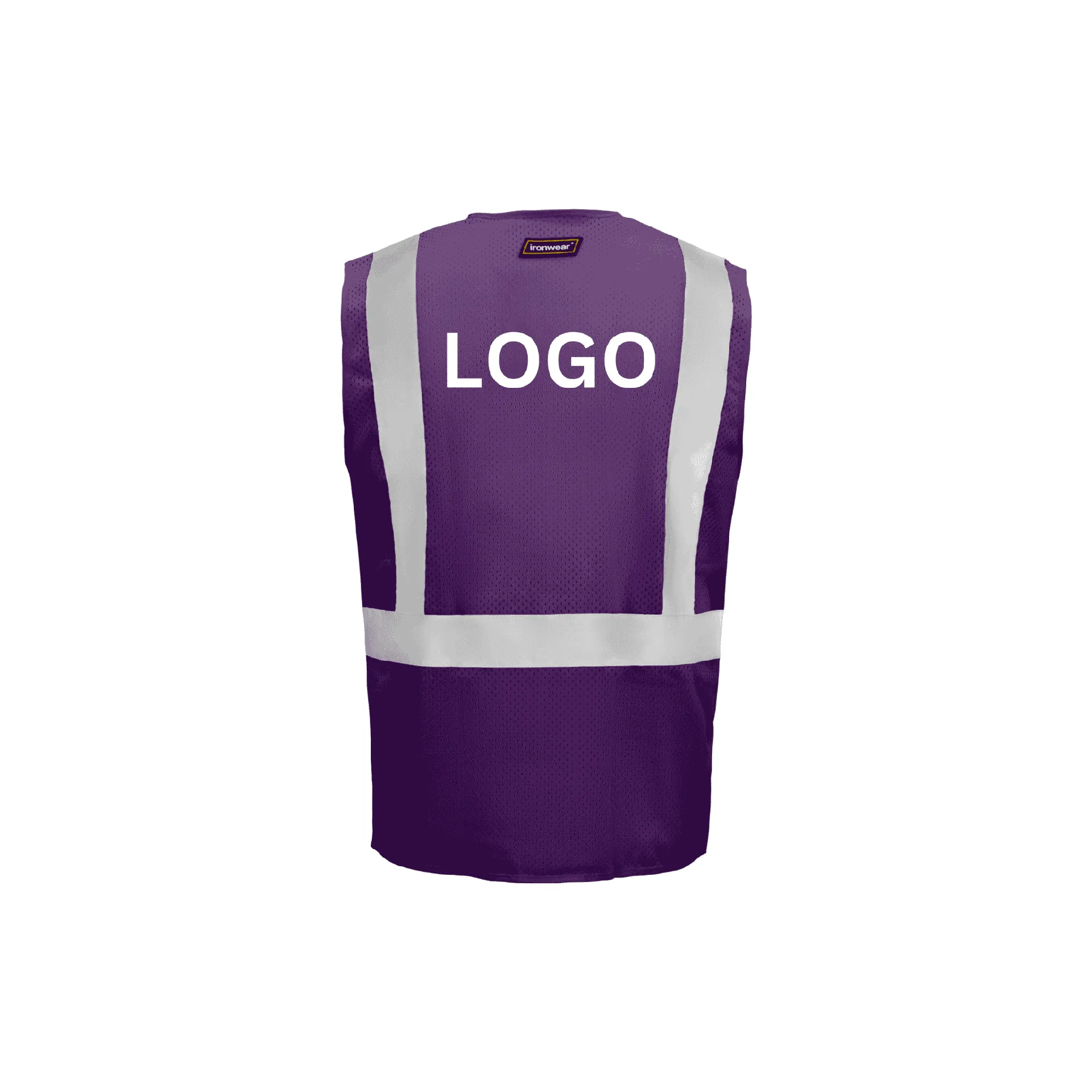 Purple Economy Zipper Closure Vest