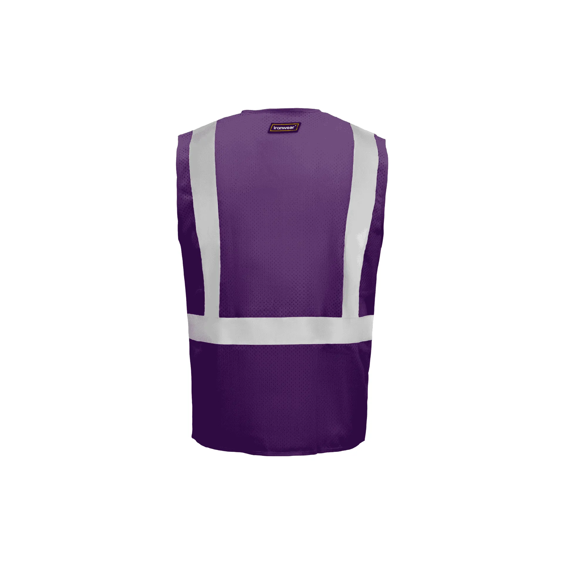 Purple Economy Zipper Closure Vest