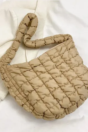 Quilted Puffer Tote