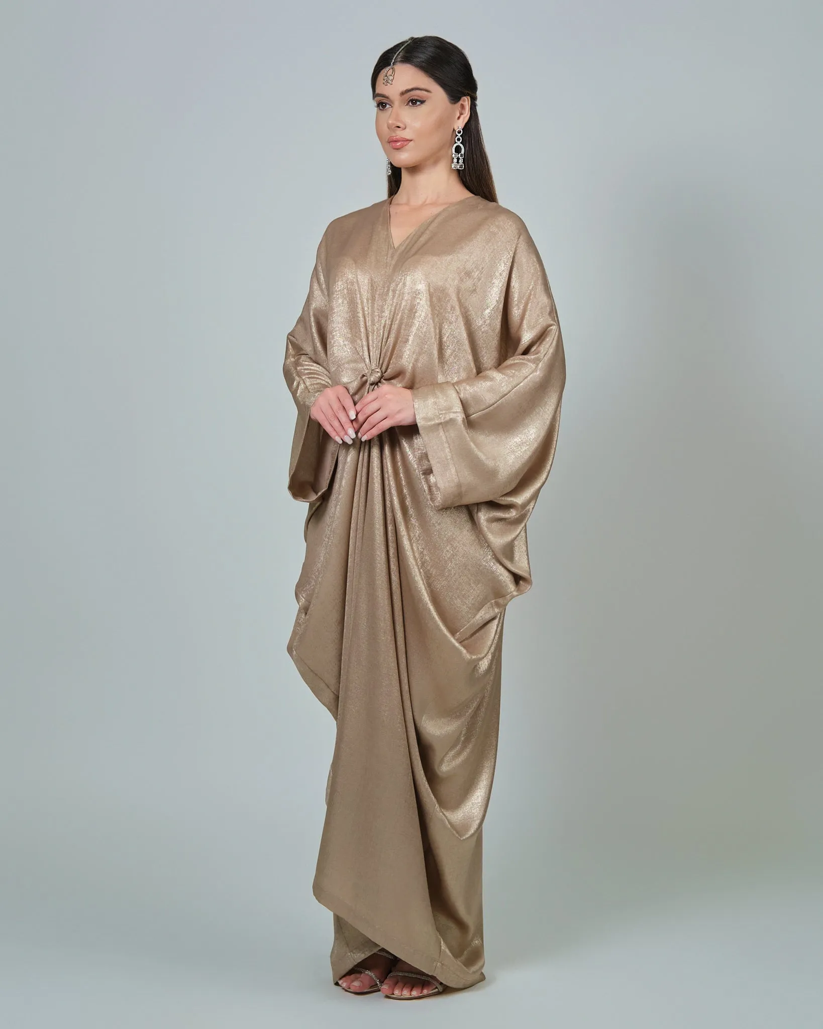 RAM25 GOLD METALLIC KNOT KAFTAN