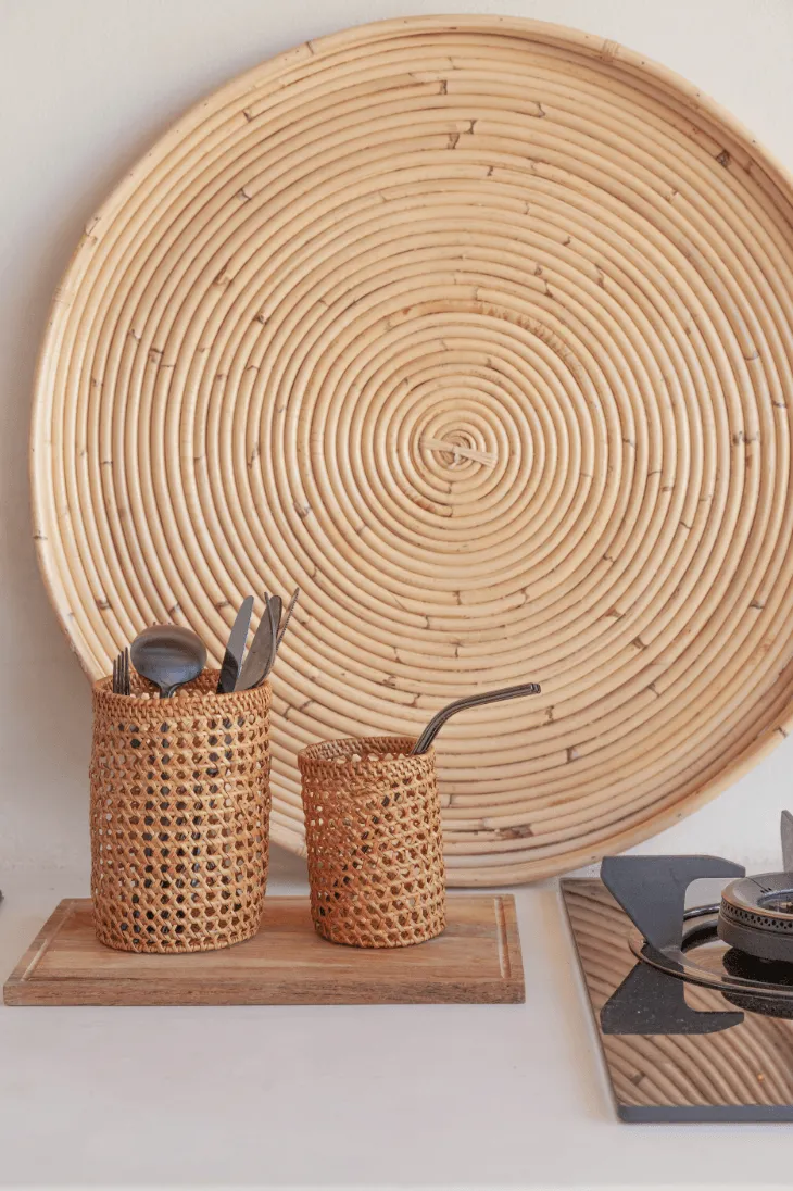 Rattan Pencil Holder
