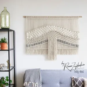 Raw River Large Macrame Wall hanging