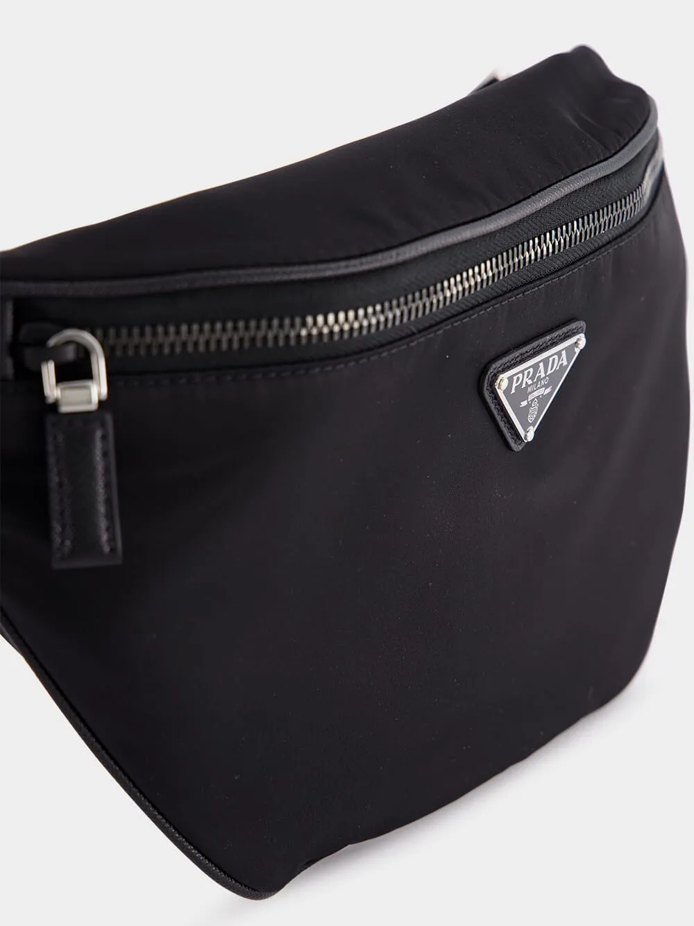 Re-Nylon and Saffiano Belt Bag