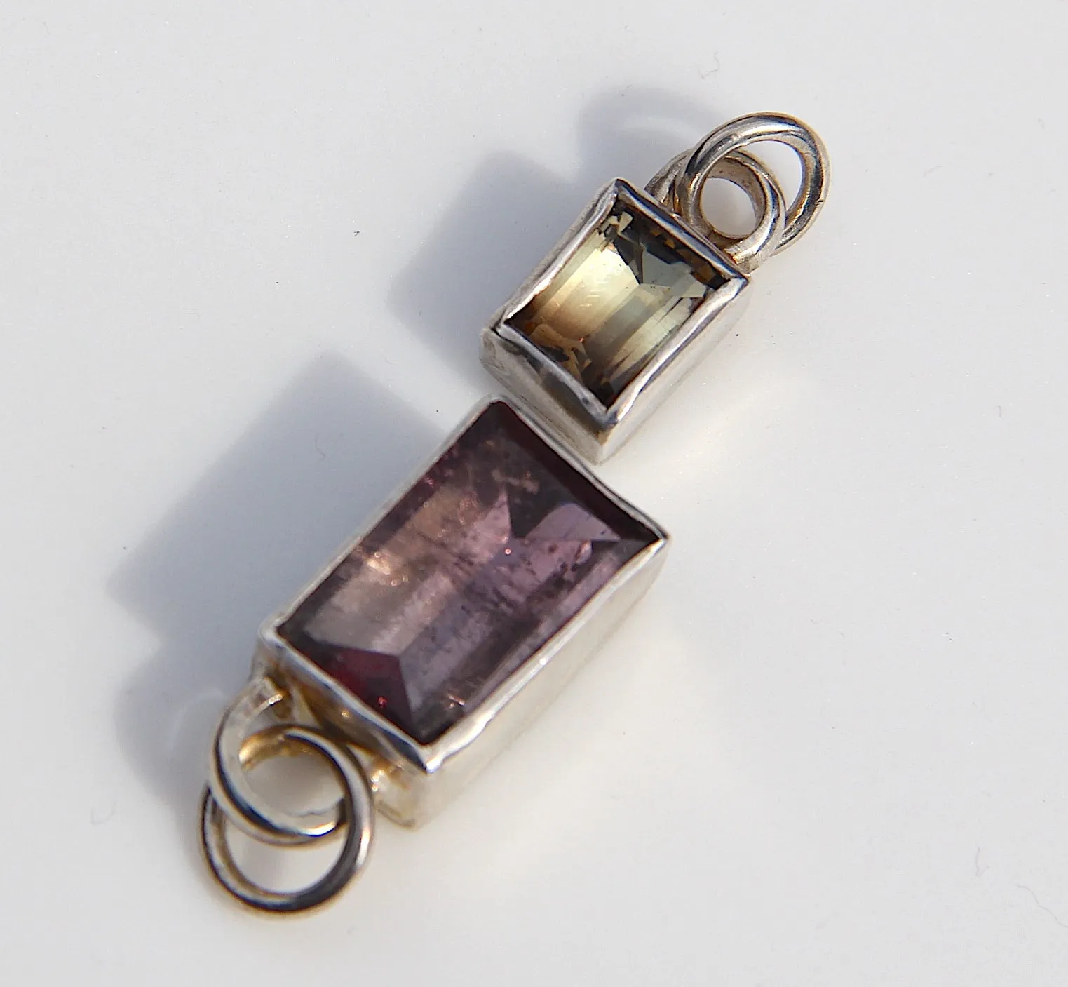 Rectangle Gemstone Charms