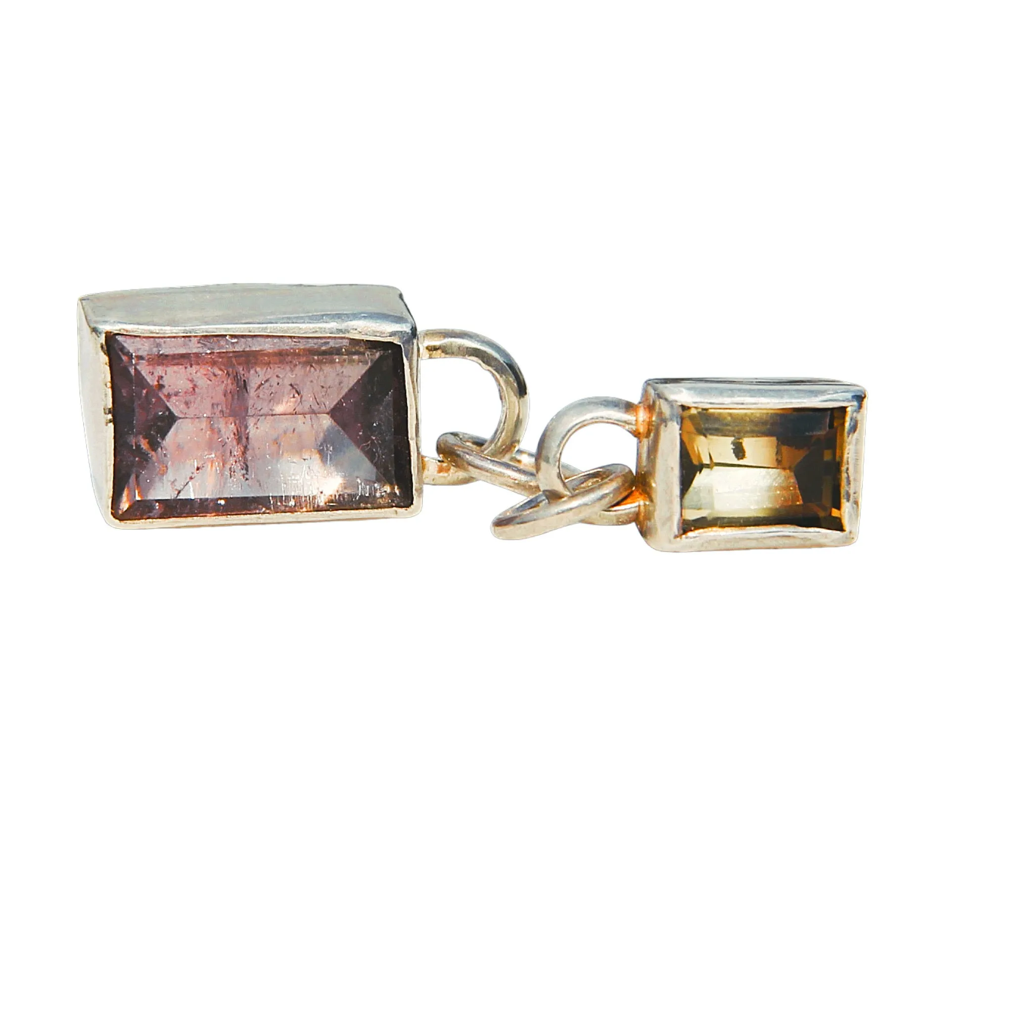 Rectangle Gemstone Charms