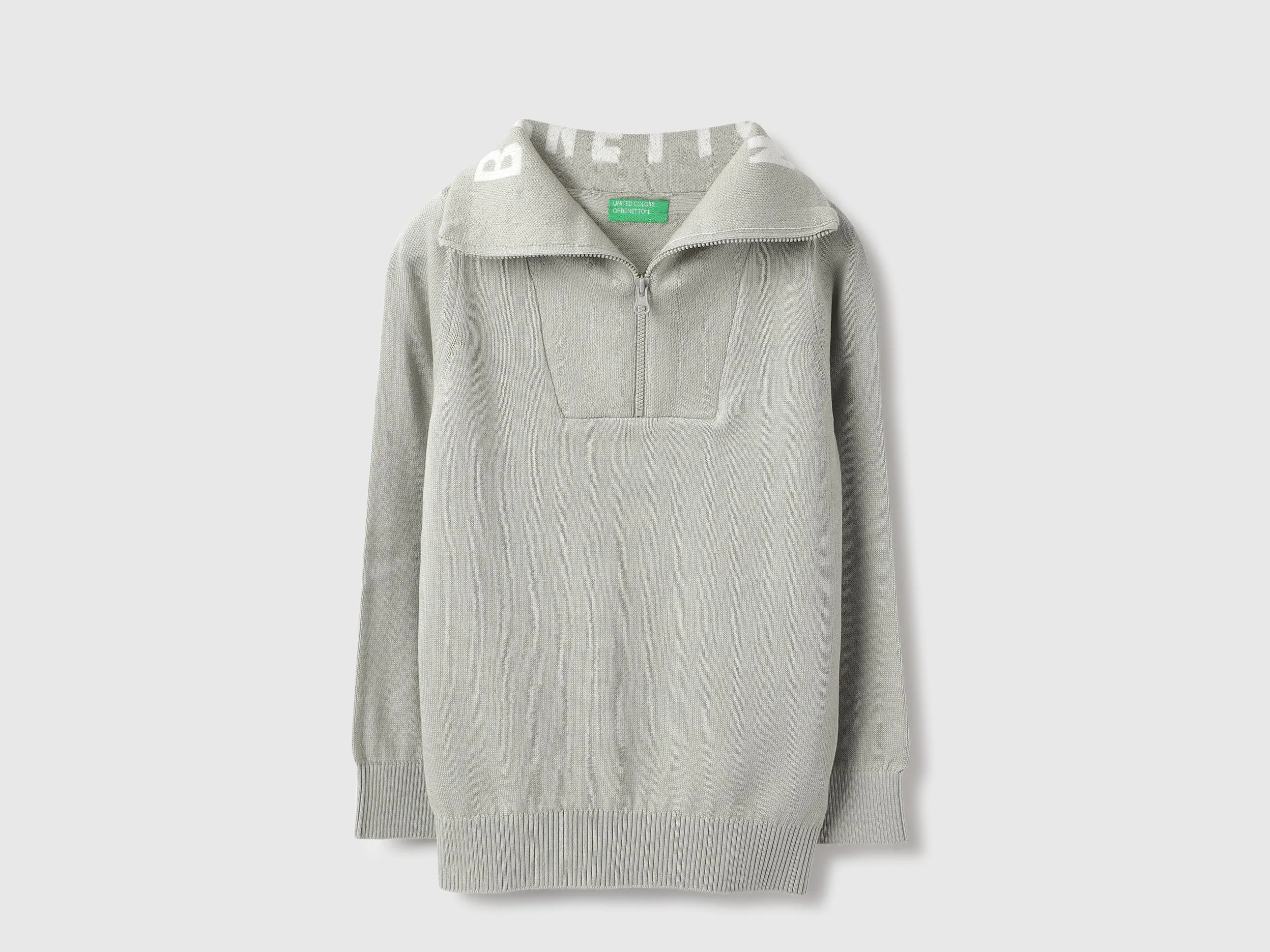 Regular Fit High Neck Solid Sweater