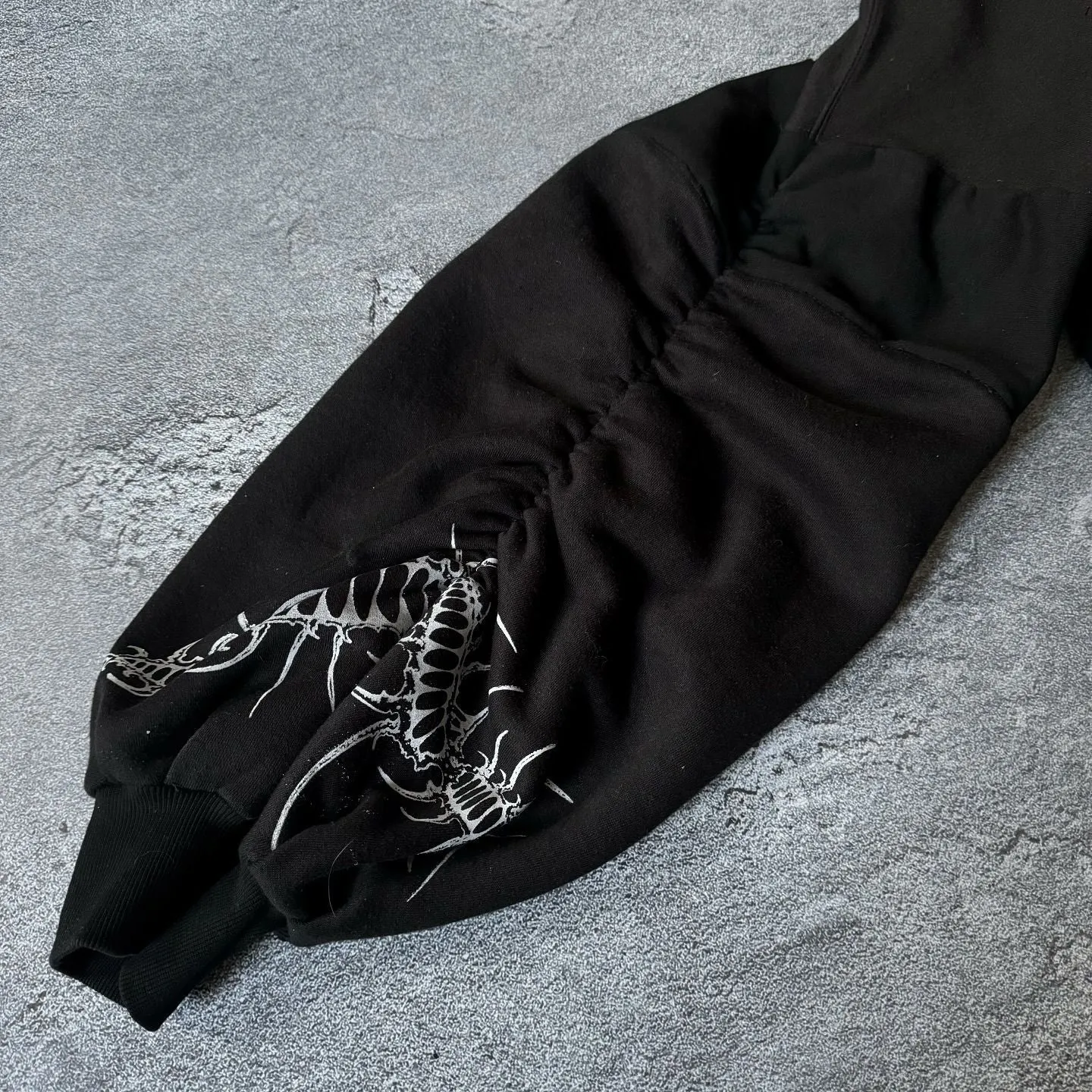 Retro Dark Street Craft Hoodie
