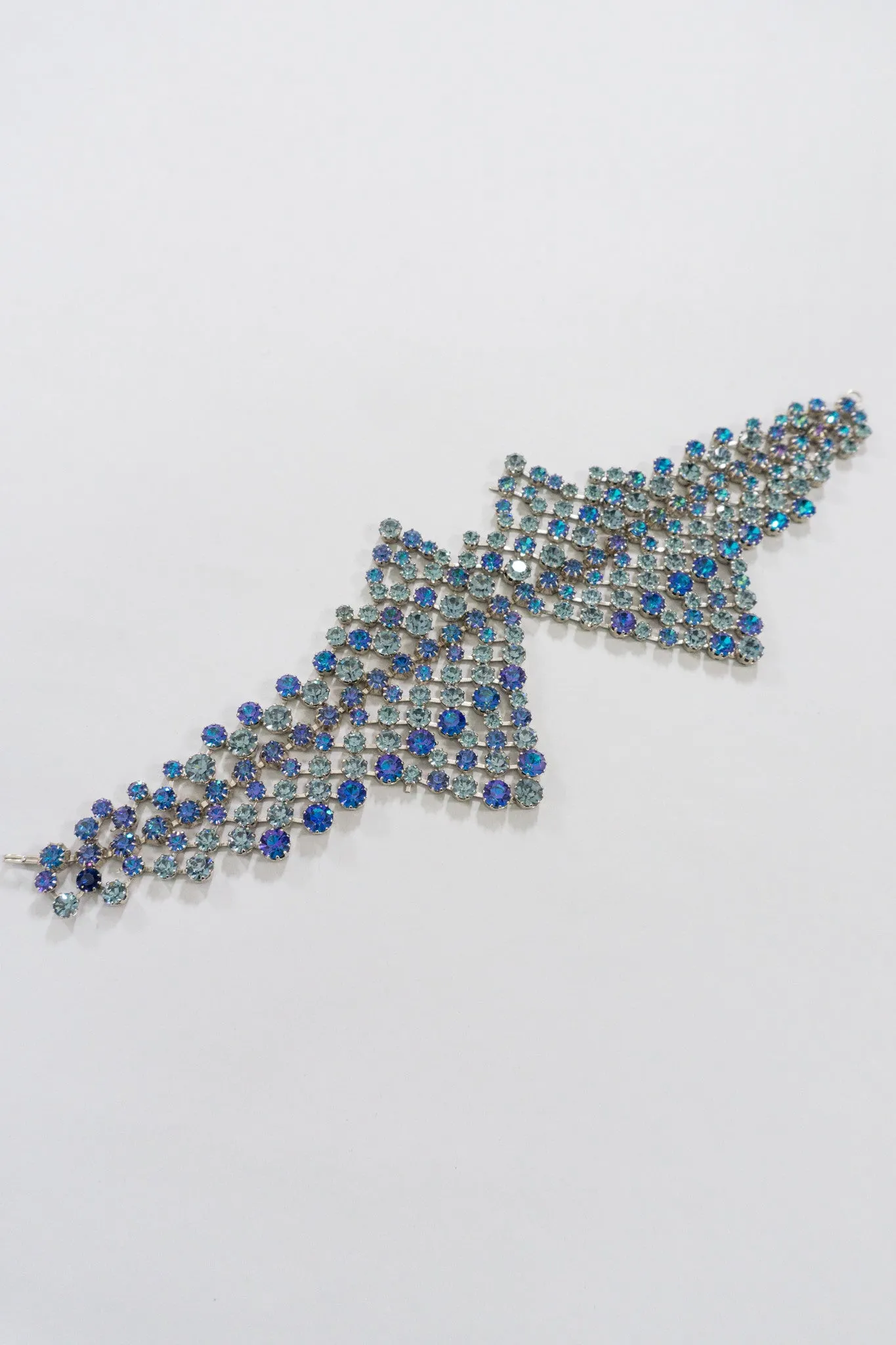 Rhinestone Tuxedo Collar Choker