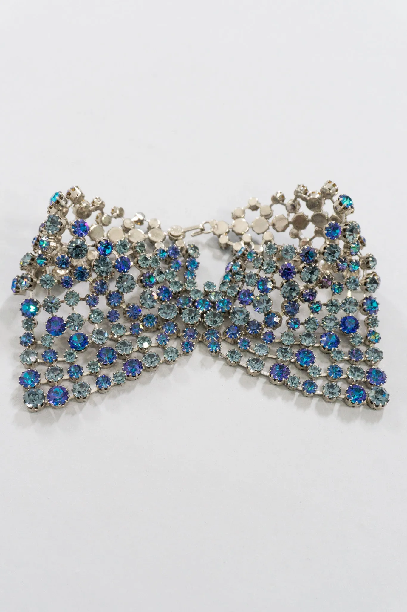 Rhinestone Tuxedo Collar Choker
