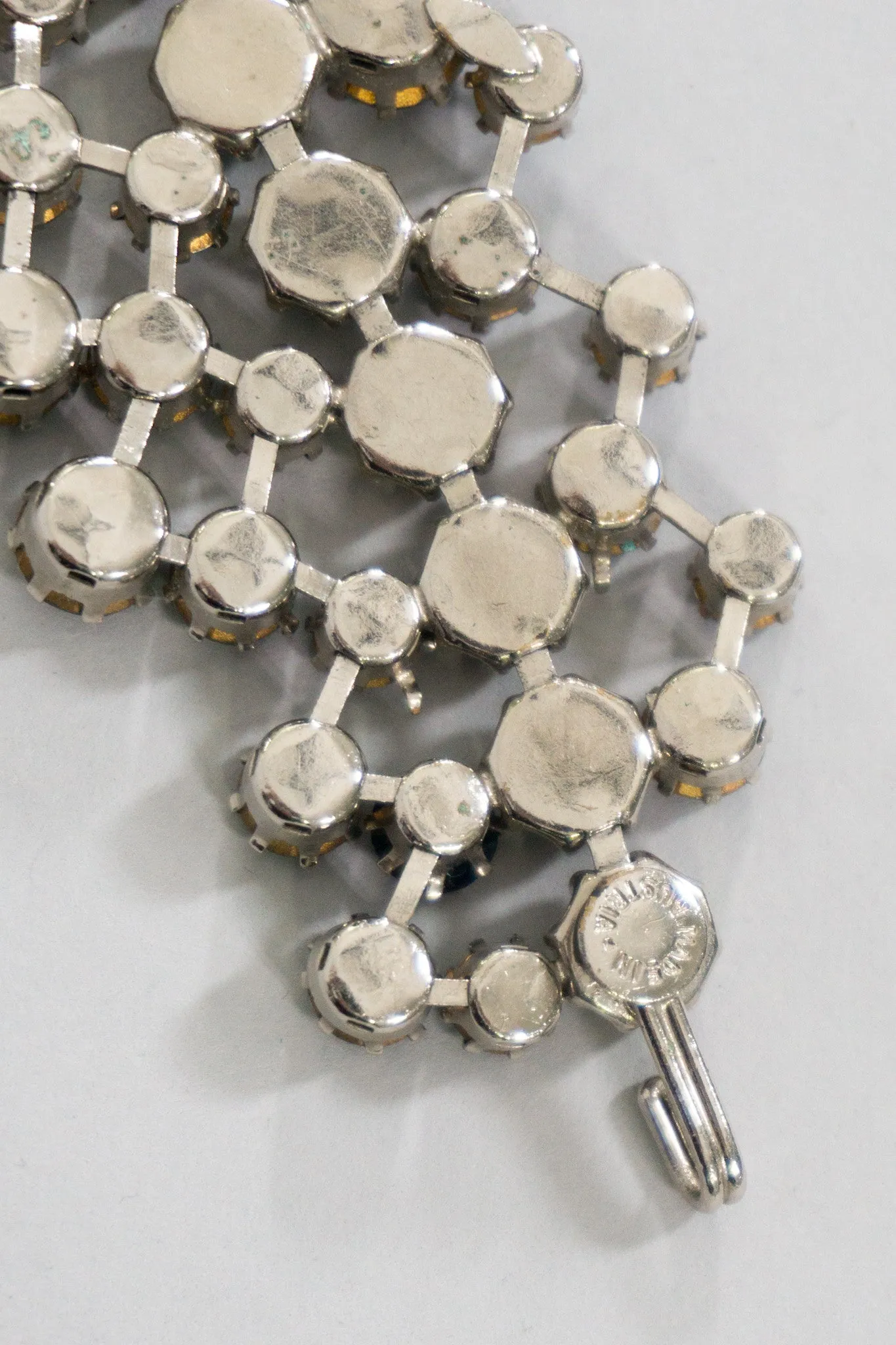 Rhinestone Tuxedo Collar Choker