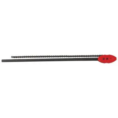 Ridge Tool Company Chain Tong Wrench, 2-12 in Pipe Capacity, 55 1/2 in Chain, 64 in Long, 92685