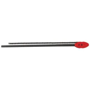 Ridge Tool Company Chain Tong Wrench, 2-12 in Pipe Capacity, 55 1/2 in Chain, 64 in Long, 92685