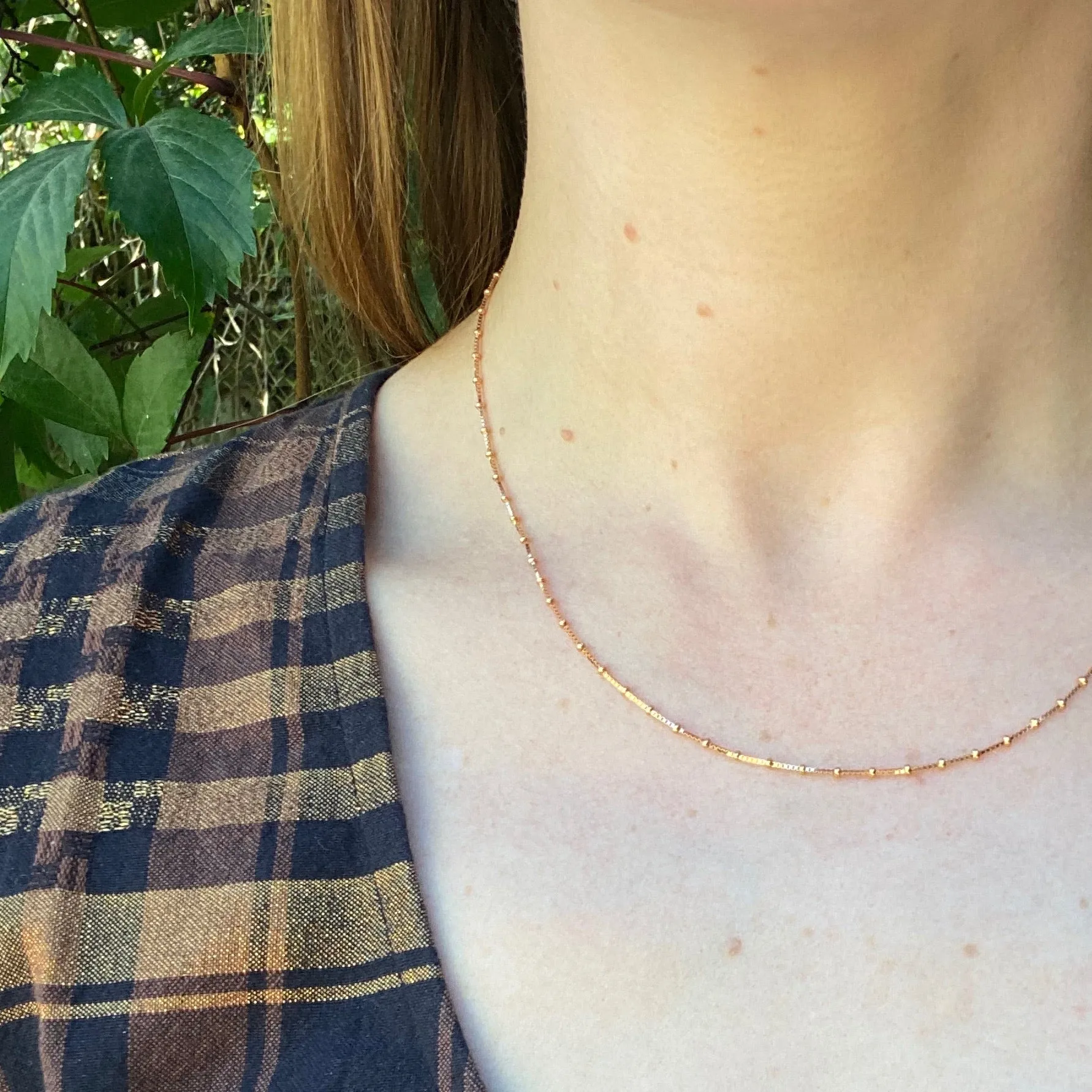 Rose Gold Fancy Link Vermeil Chain