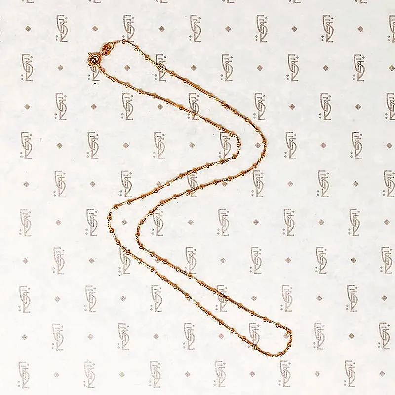 Rose Gold Fancy Link Vermeil Chain
