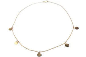 Round charms necklace