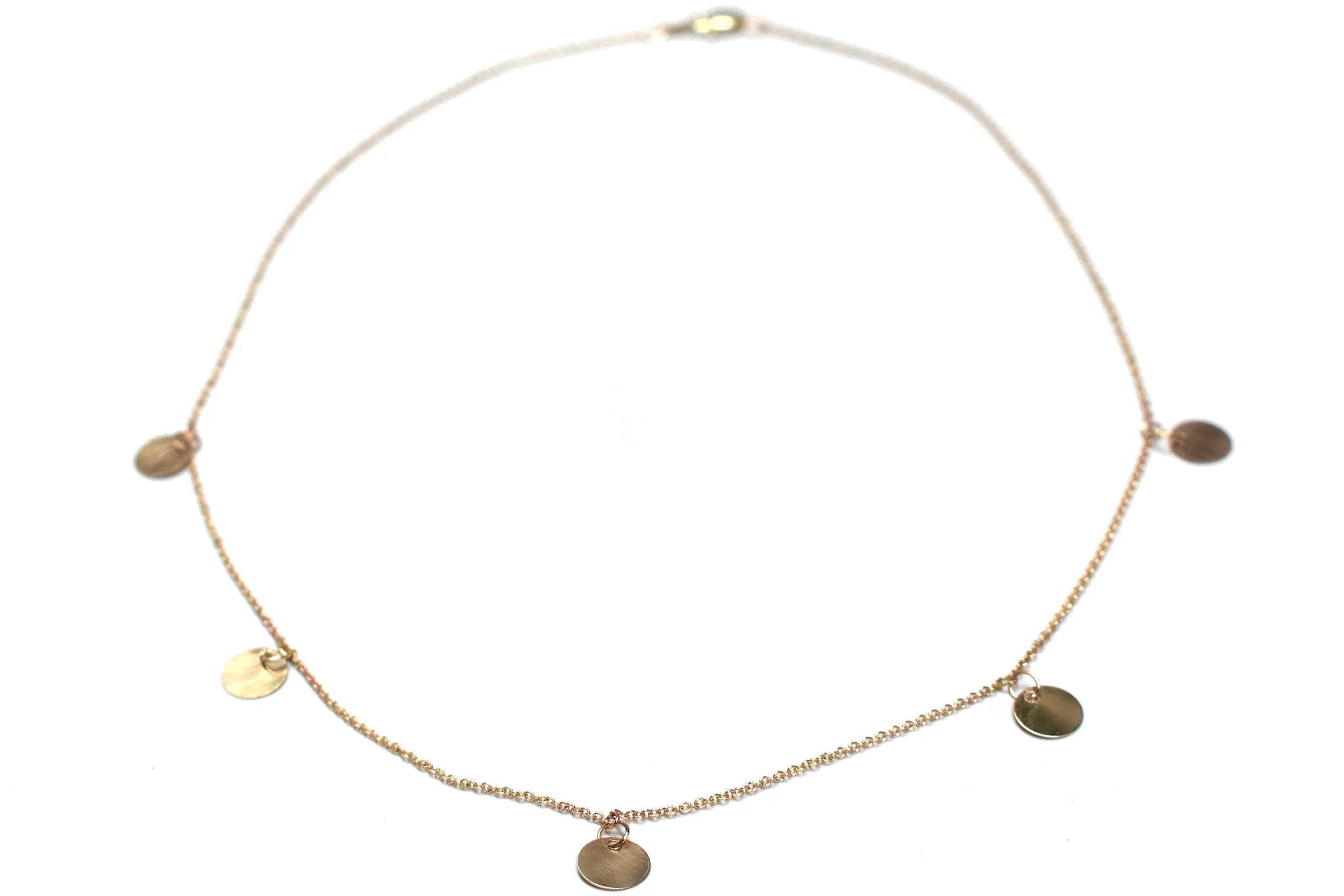 Round charms necklace