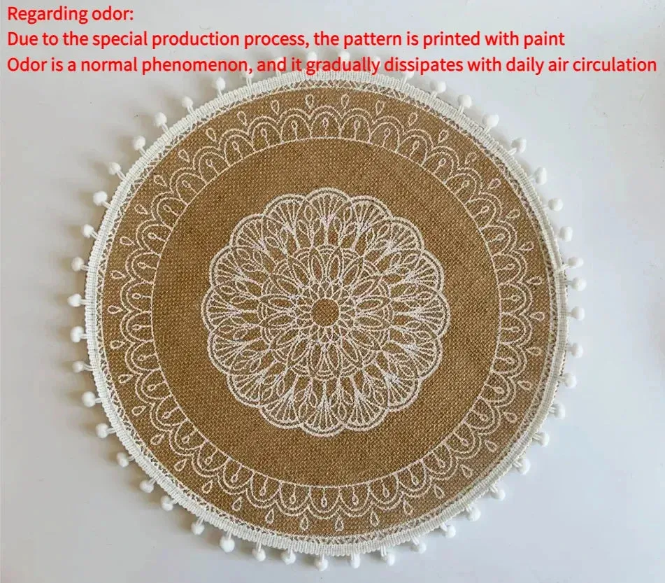 Round Non-Slip Dining Mats