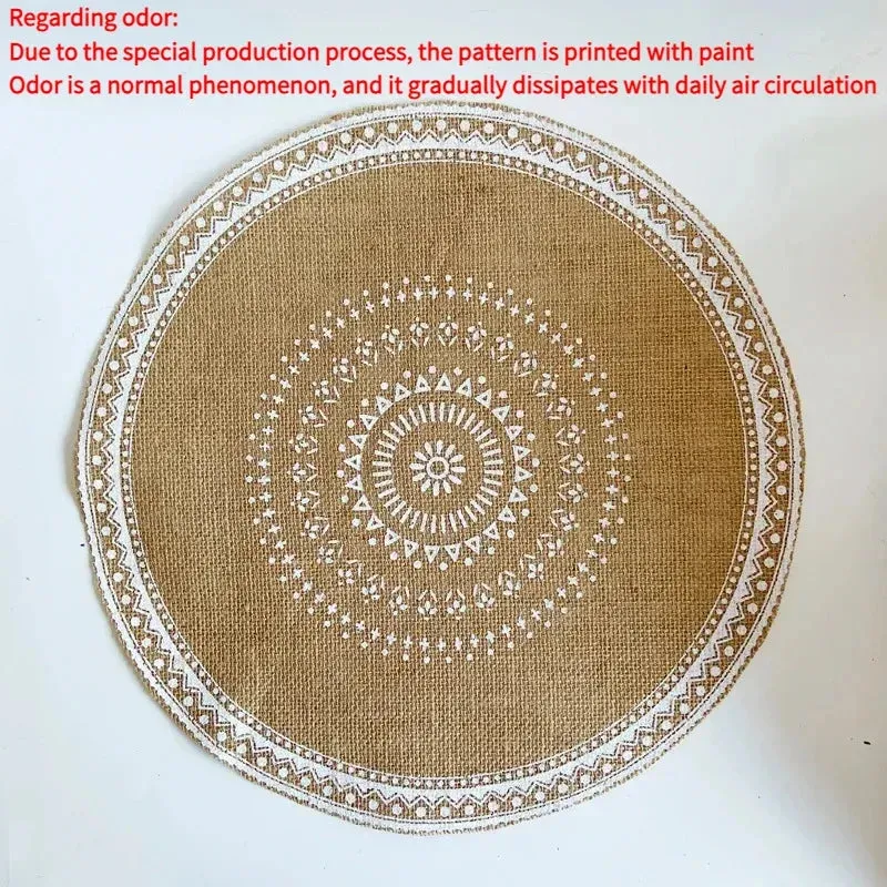 Round Non-Slip Dining Mats