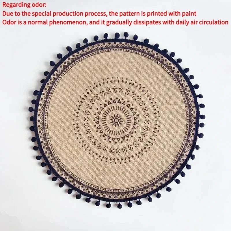 Round Non-Slip Dining Mats