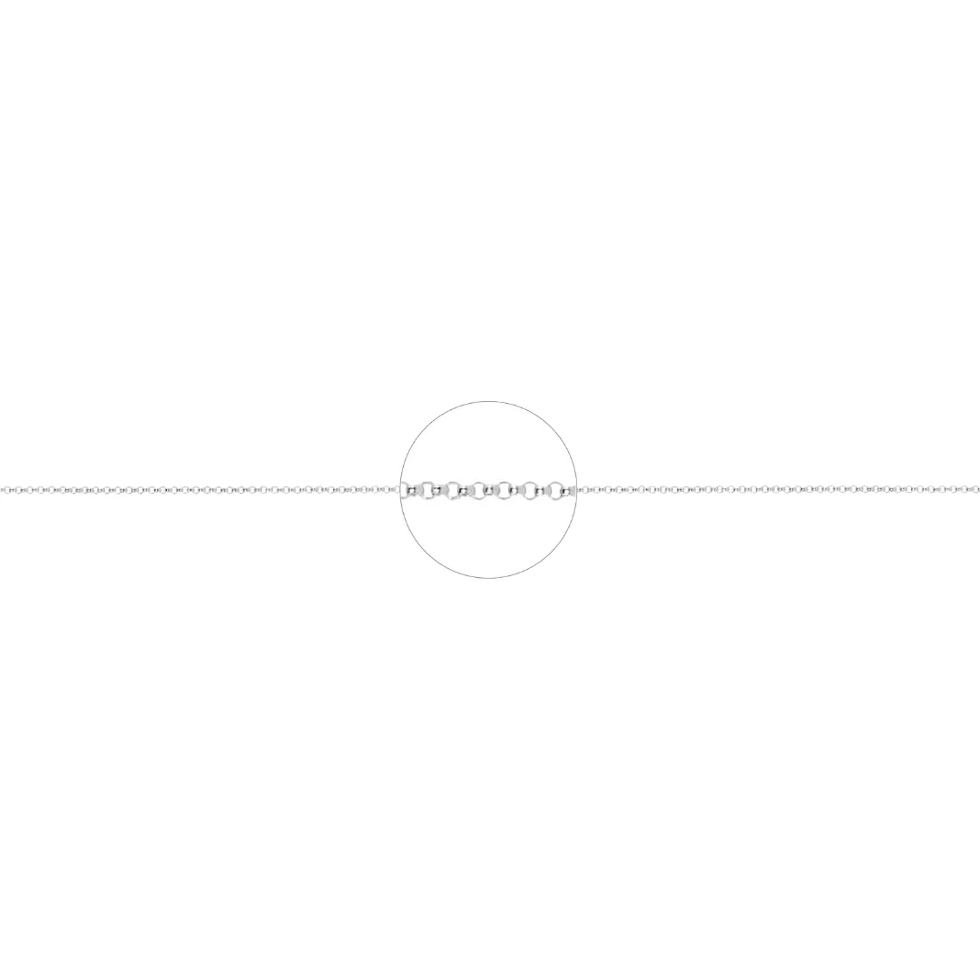 Round Rolo Chain - Silver