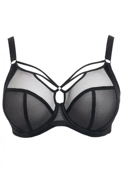 Sachi Underwire Plunge Bra - Black -