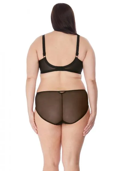 Sachi Underwire Plunge Bra - Black -