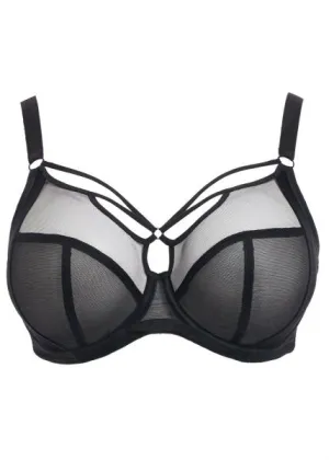 Sachi Underwire Plunge Bra - Black -
