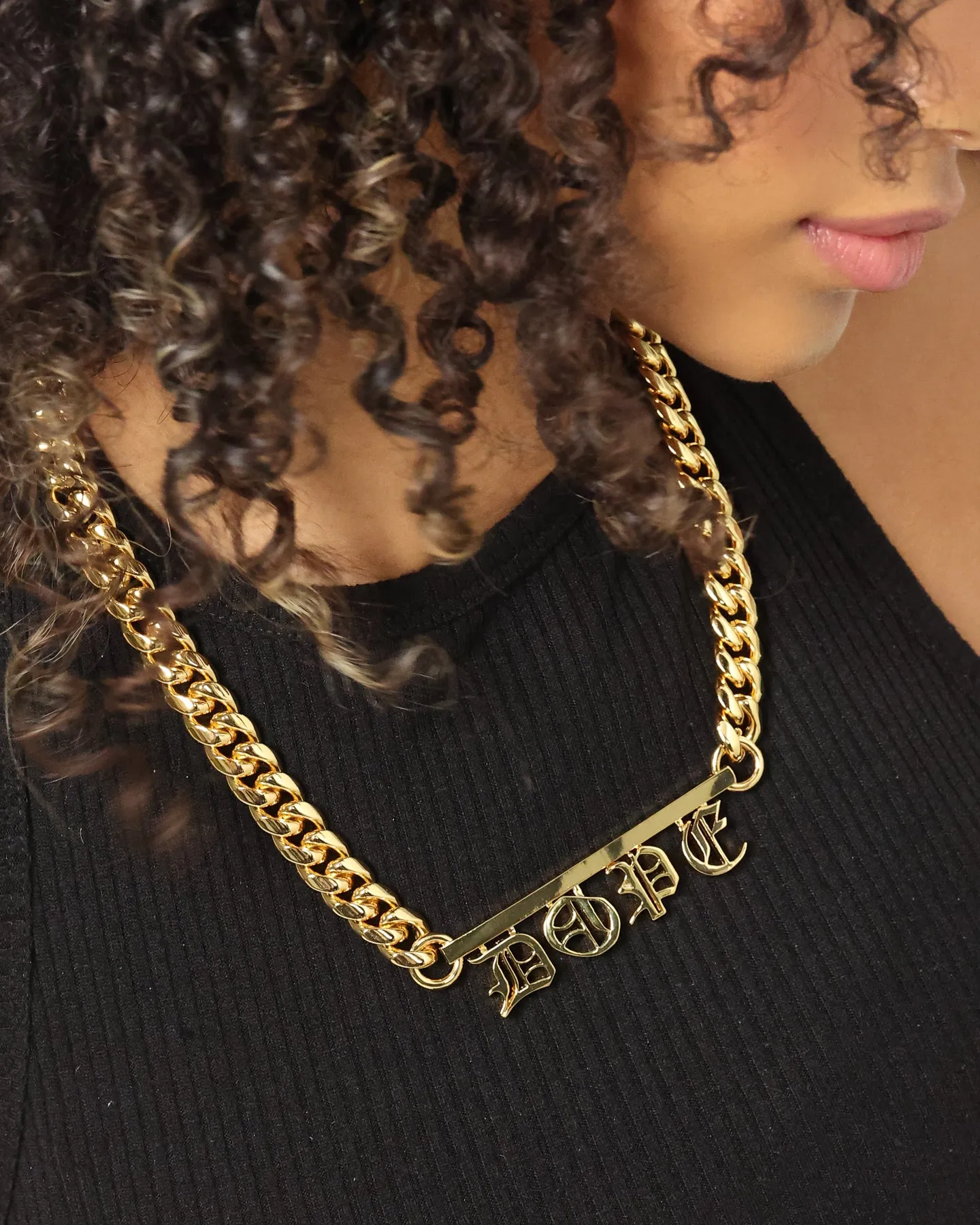 Saint Morta Custom Alpha Letters Gold