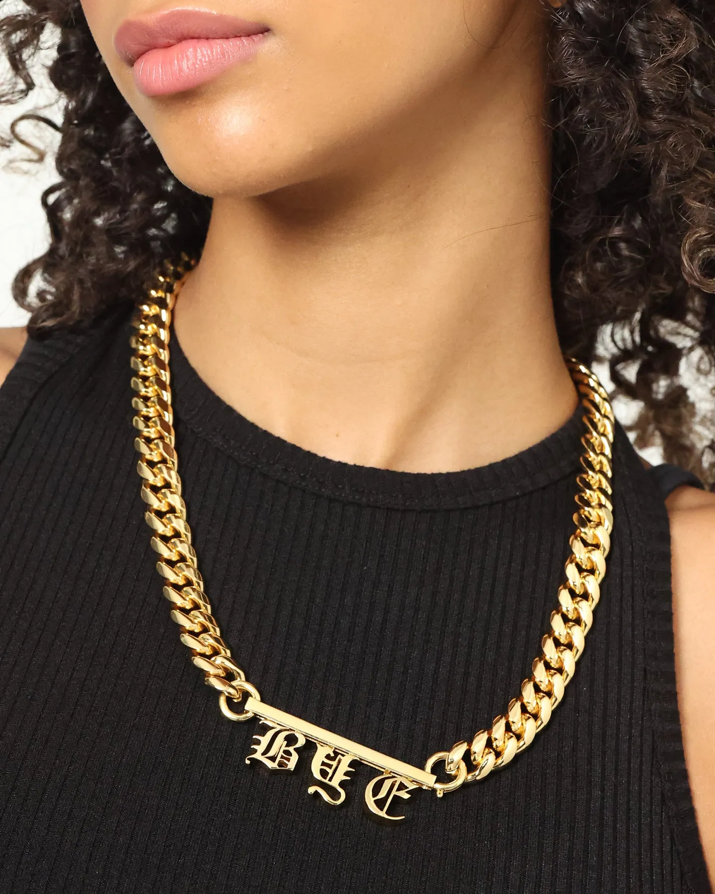 Saint Morta Custom Alpha Letters Gold