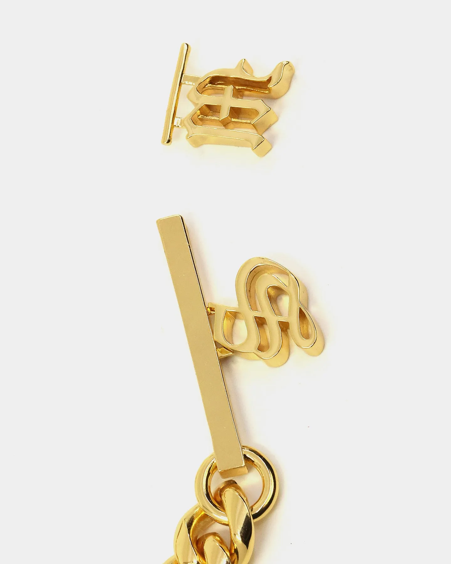 Saint Morta Custom Alpha Letters Gold