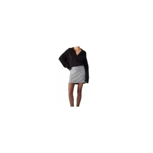 Sanctuary Women's Micro-Houndstooth Sequin Mini Skirt SIZE S W3004