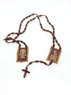 Scapular Rosary Cord Necklace