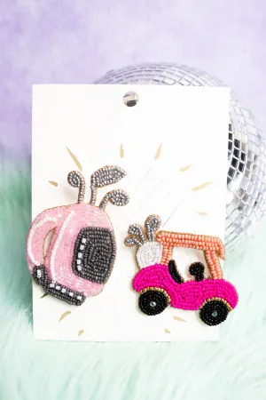 Seed Bead Golf Hat Pins