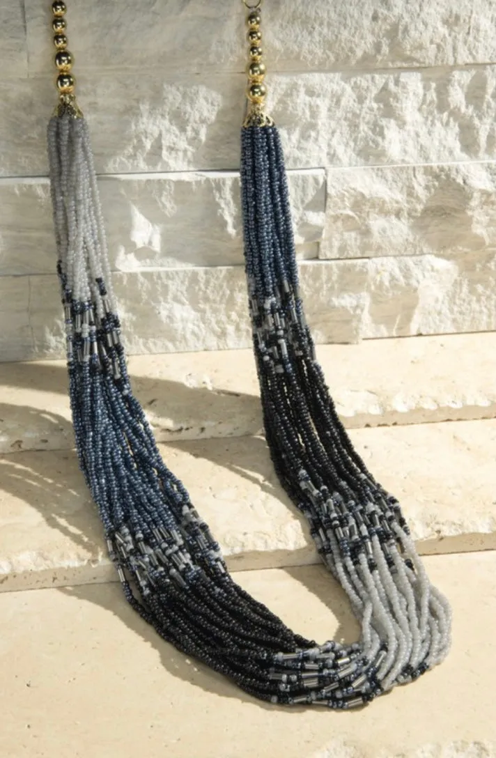 Seed Bead Layered Necklace