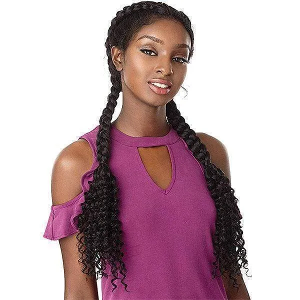 Sensationnel Cloud9 Vixen Synthetic Swiss Lace Wig - BOHEMIAN DUTCH BRAID